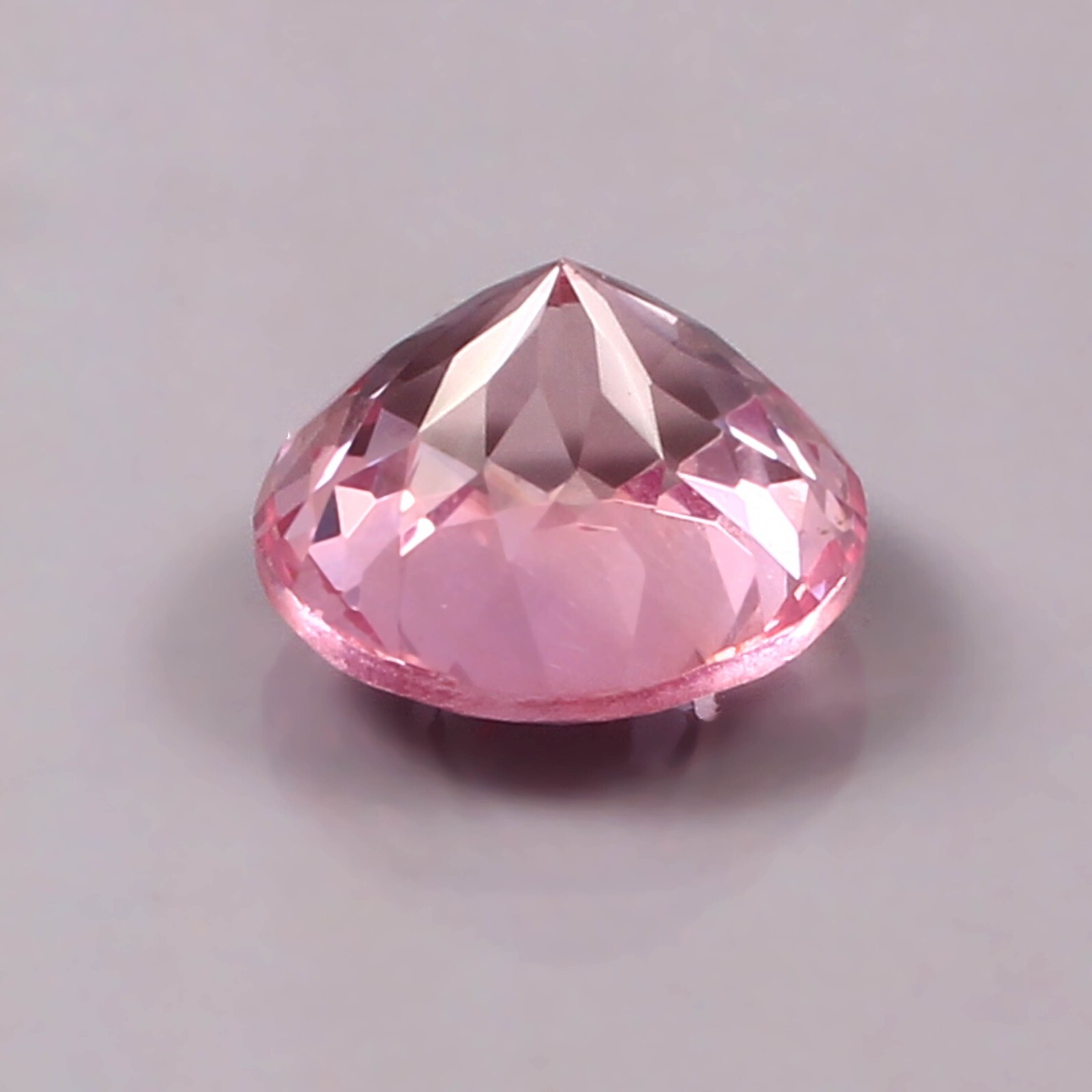 AAA Natural Pink Ceylon Padparadscha Sapphire Loose Round Gemstone Cut 11.50 MM