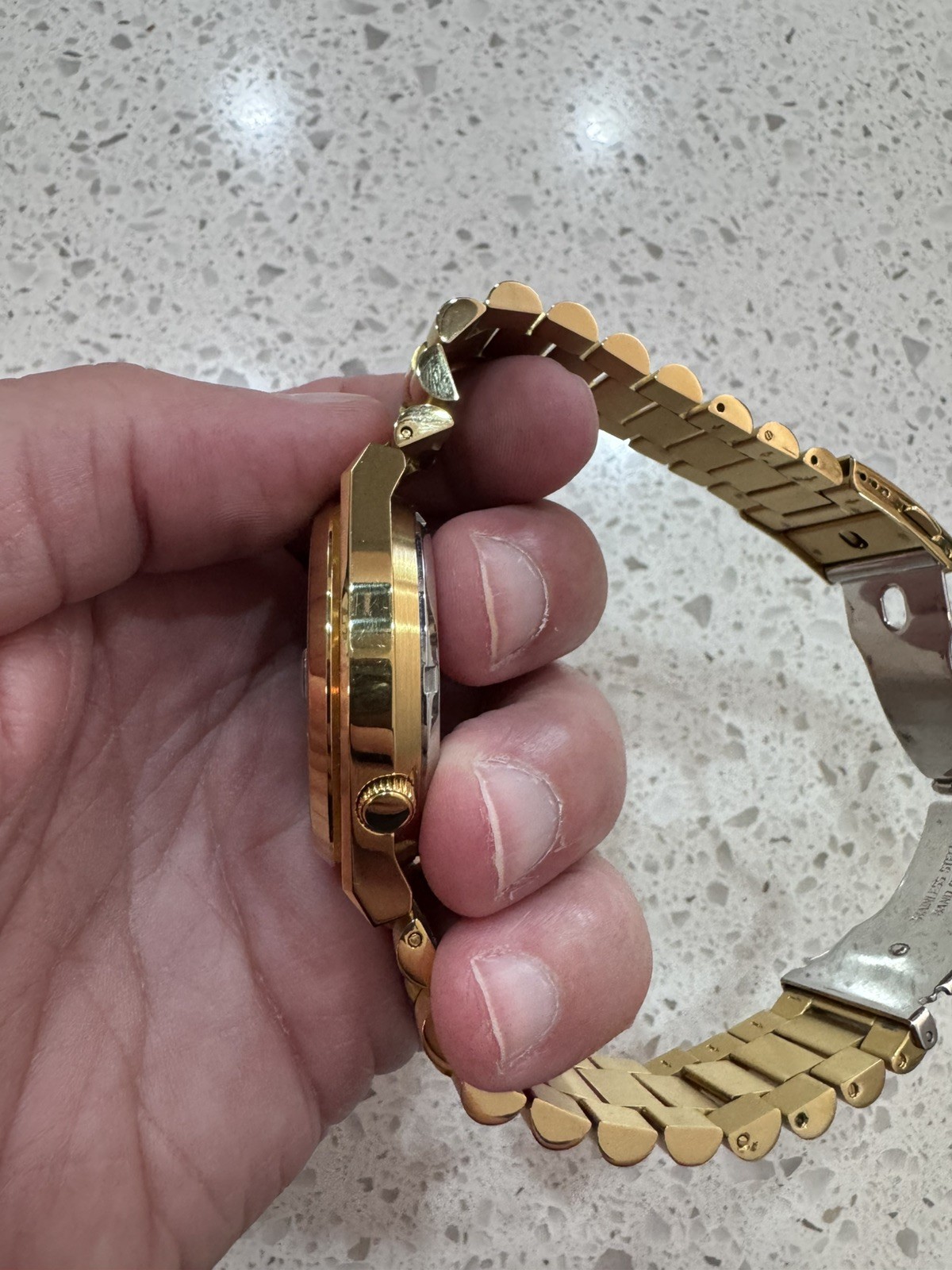 Citizen Tsuyosa Automatic 40mm Green Sunburst Dial Gold Tone SS Date 50m
