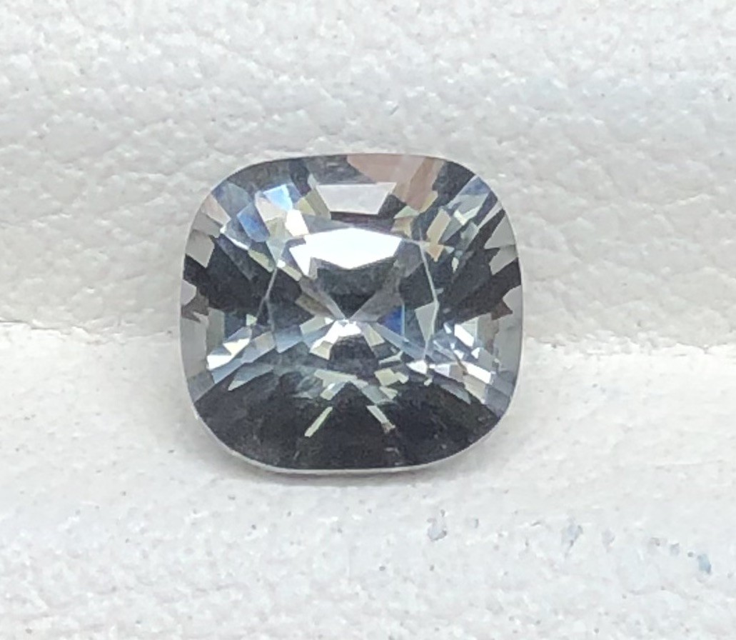 Natural Unheated Metallic Grey Spinel 1.18 Ct loose gemstones