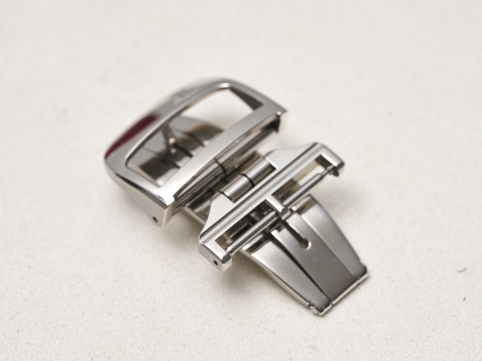 JLC 20mm Deployment Buckle Clasp Steel Double Fold Over Pin Buckle