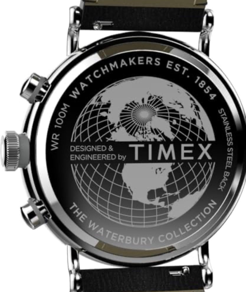 Timex Watch Mens Gents Chronograph Waterbury 100m WR TW2W47300 RRP £135