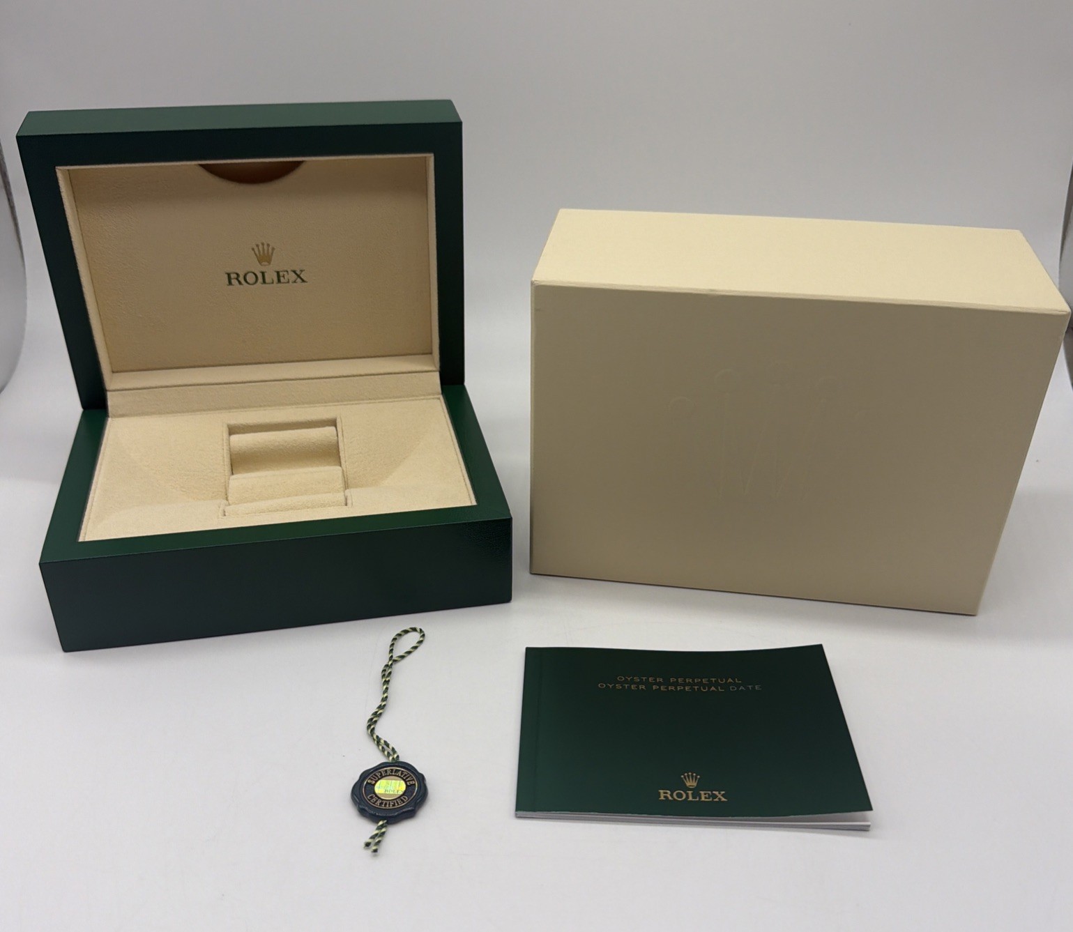 Authentic Rolex SA Geneve Suisse Watch Box 39139.01 Oyster M Box & Manual Only