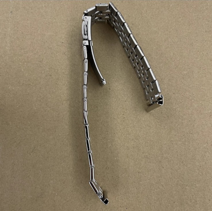 20mm stainless steel watch accessories watch bracelet/strap, silver watch chain