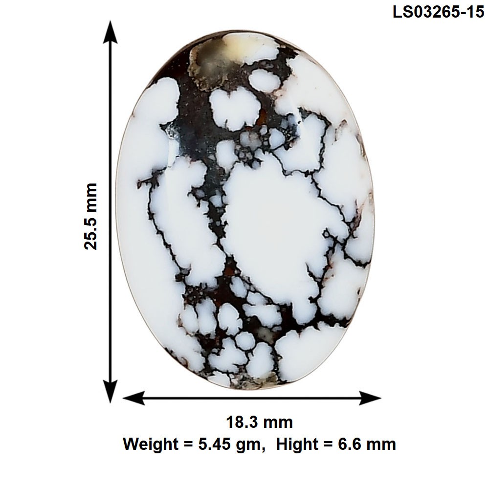 Natural Wild Horse Jasper 25.5×18.3×6.6 mm Oval Polished Gemstone LS03265-15