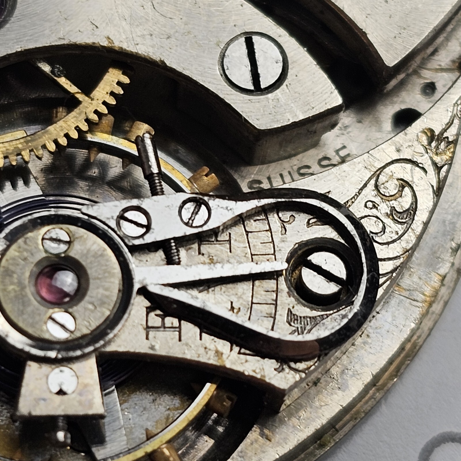 1912 Dietrich Gruen & Sons Premo 8s 17 Jewel Mechanical Pocket Watch Movement