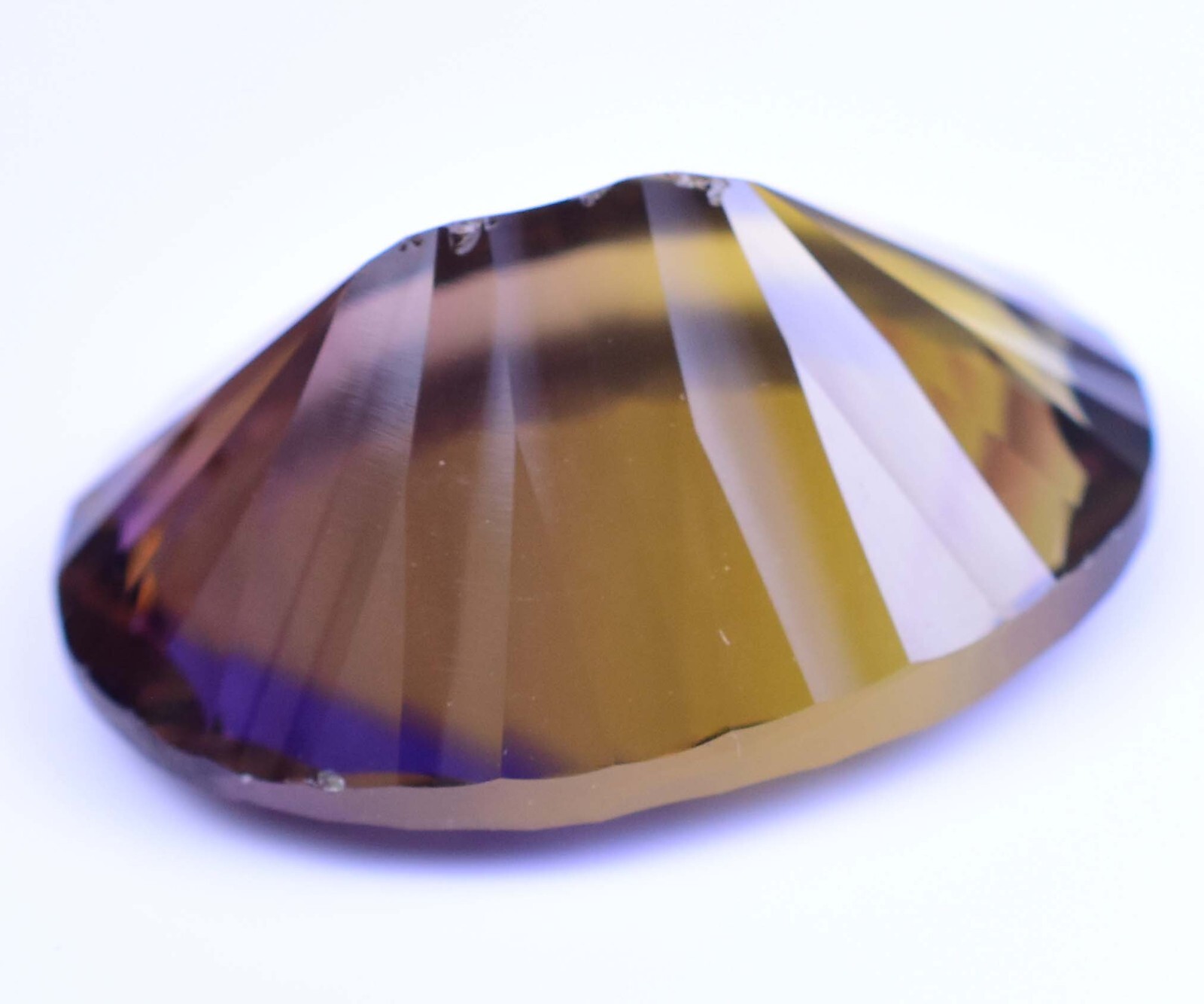 Flawless Natural Bi-Color Ametrine 26.35 Ct Oval Certified Untreated Gemstone