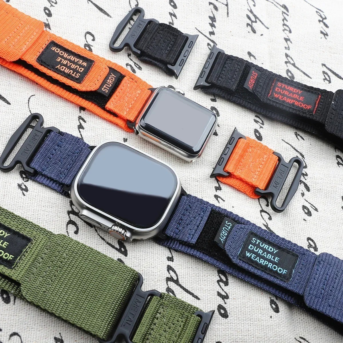 NEW Nylon Strap Band For Apple Watch Series 11-1 SE 1/2/3 Ultra 1/2/3 38mm-49mm
