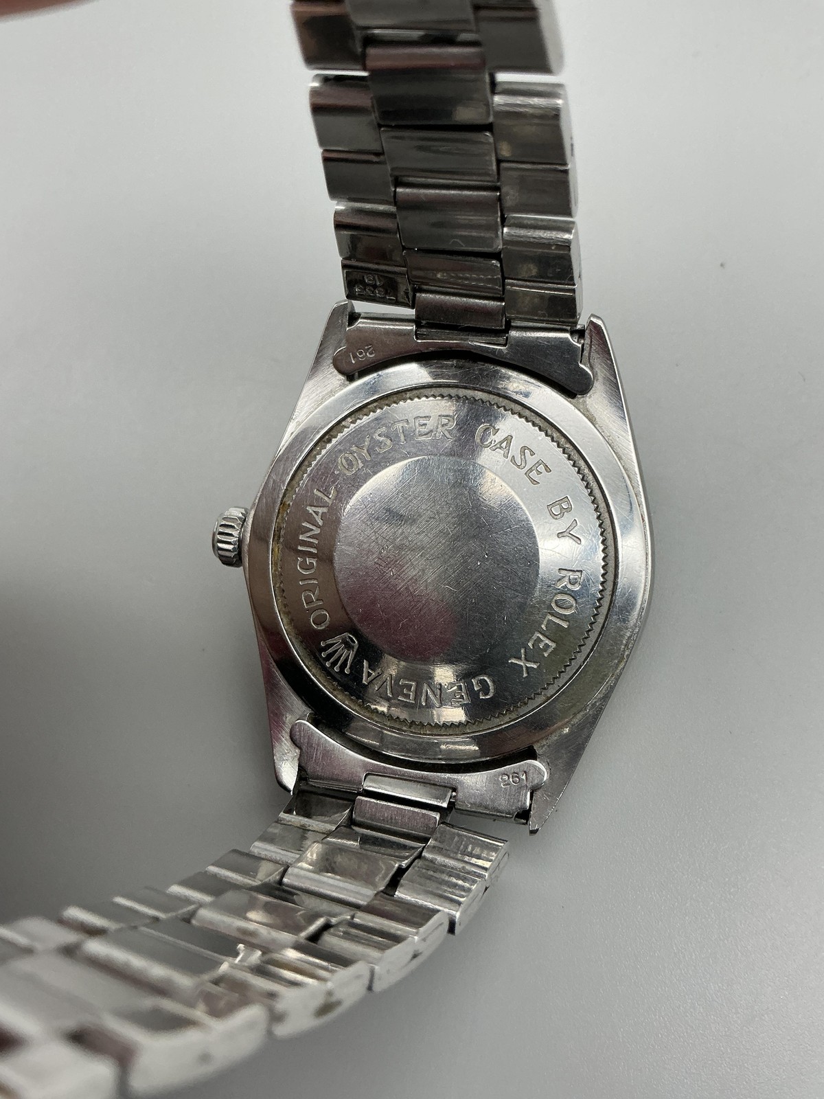 Vintage Tudor Prince Oysterdate Mens Watch 33mm Blue Dial Oyster Automatic 7.5″
