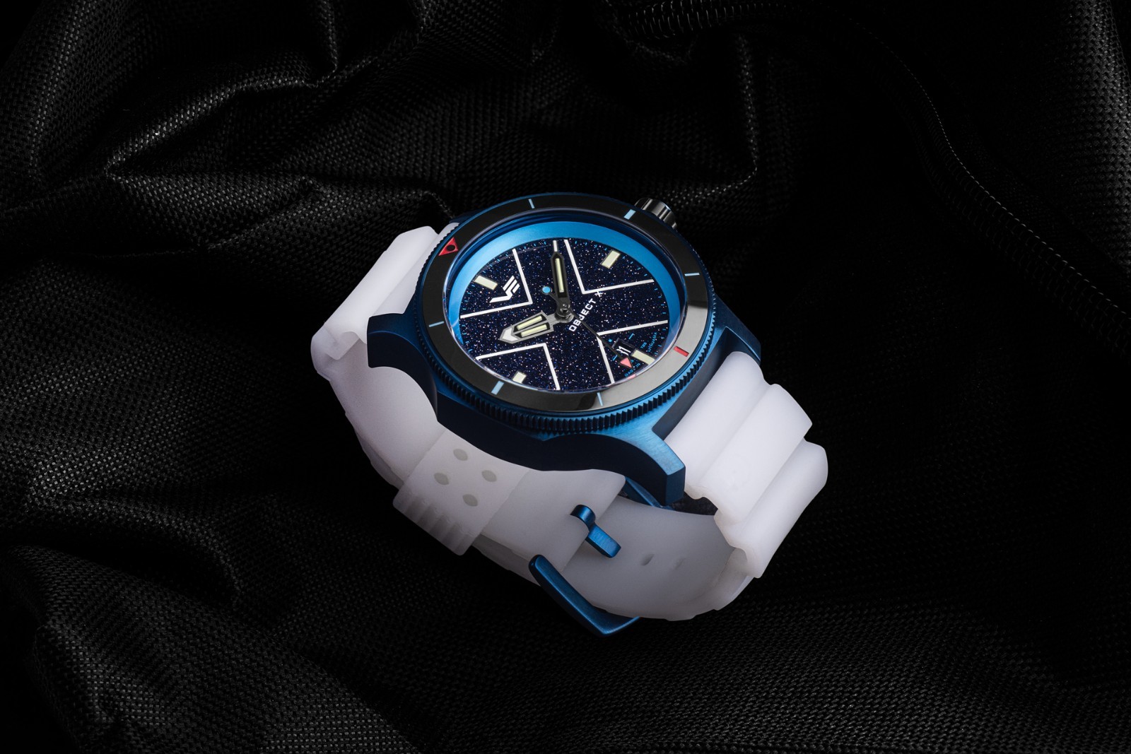 Vostok-Europe OBJECT-X Automatic NH35-599E776 Blue Tritium Watch