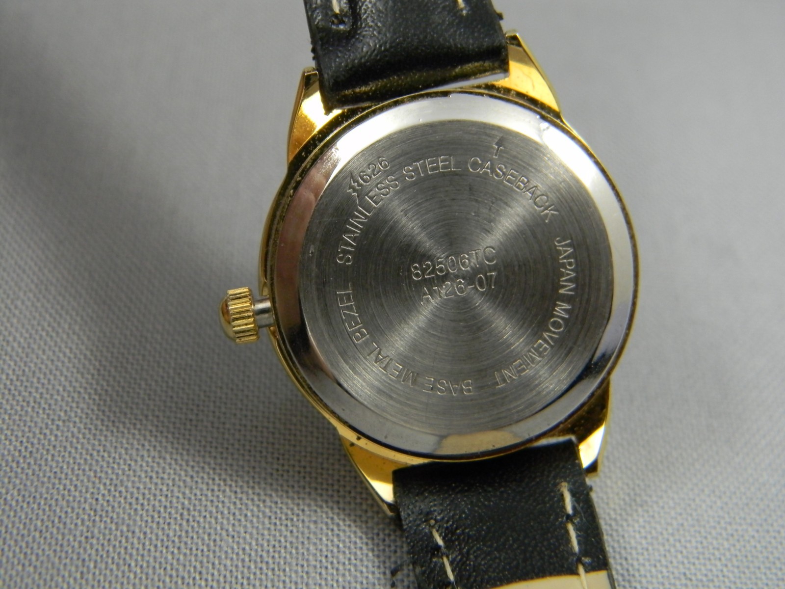 Moon Phase Watch Women 23mm Gold Tone Date Japan Movement New Battery