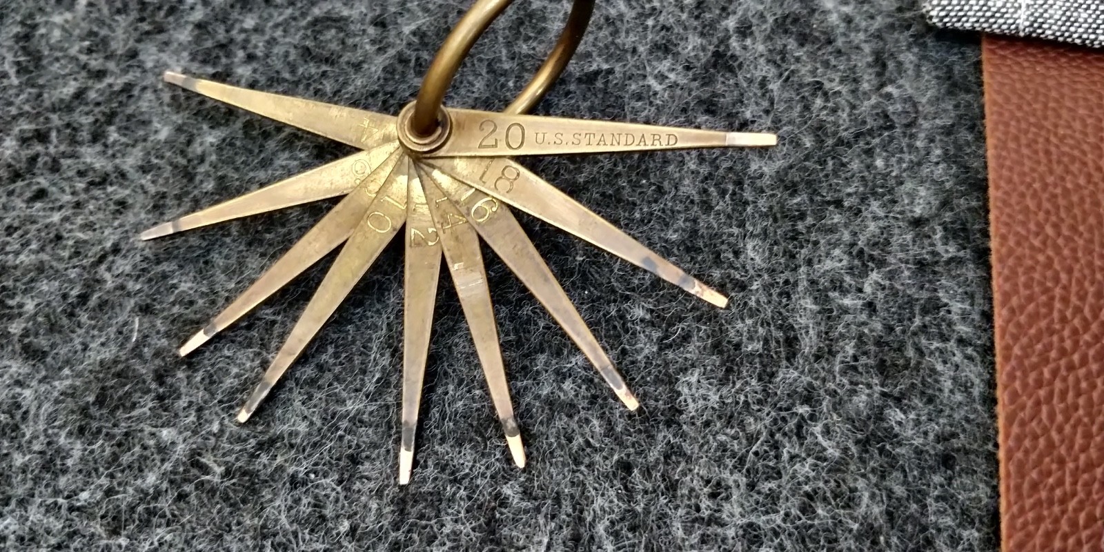 Antique Gold Testing Needles 4kt to 20kt U.S. Standard Ring Jewelers Tools