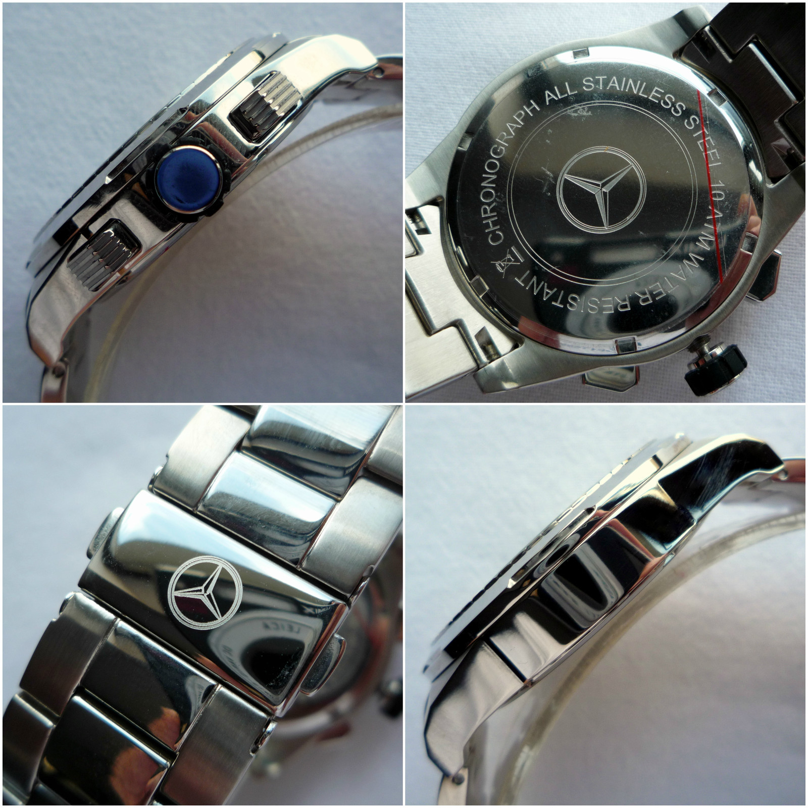 Mercedes Benz Classic Motorsport AMG DTM Racing Driver Sport Chronograph Watch