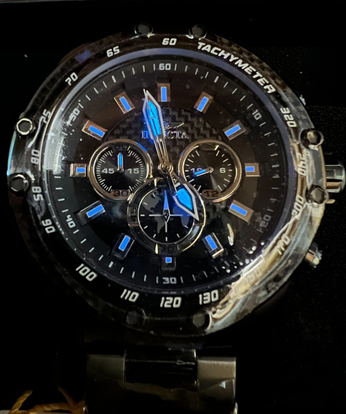 Invicta Speedway Men’s Watch Model 28606 Japan Chronograph 100M Water Resistant
