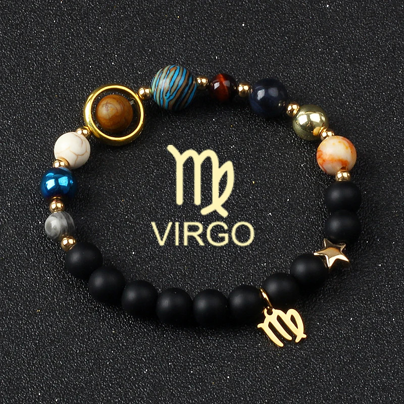 Women Stone Beaded Bracelet Round Layered Mixed Tone Adjustable Strand Jewelry