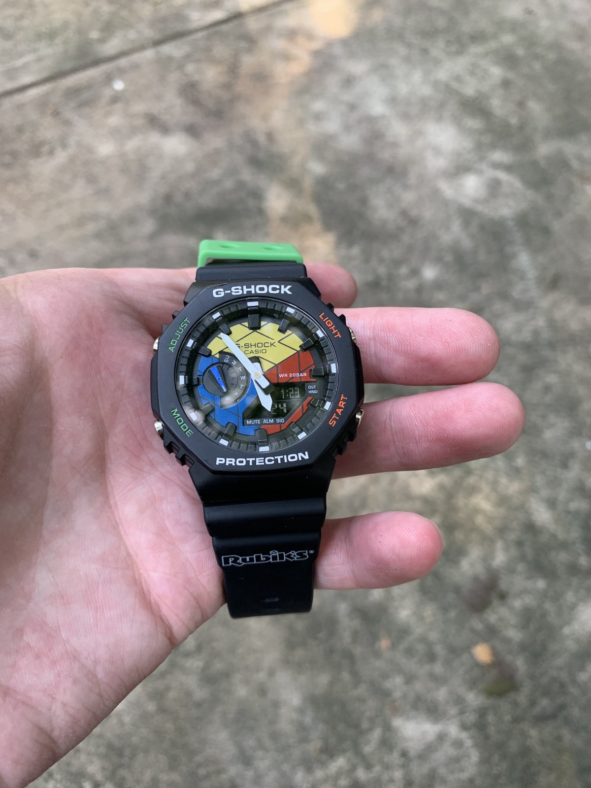 Casio G-Shock Rubik’s Cube Limited Edition Black Resin Only