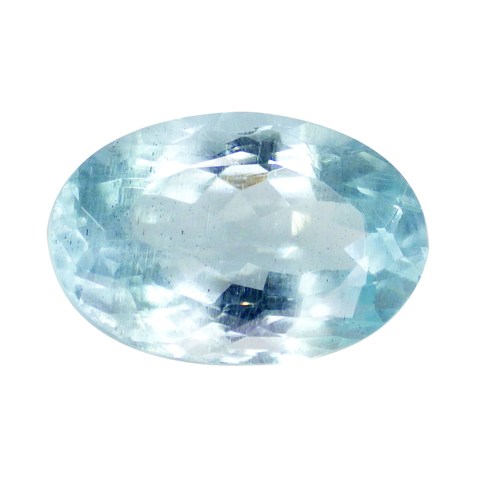 3.38 Cts ASTONISHING OVAL SHAPE (12 x 8 mm) NATURAL BLUE AQUAMARINE GEMSTONES