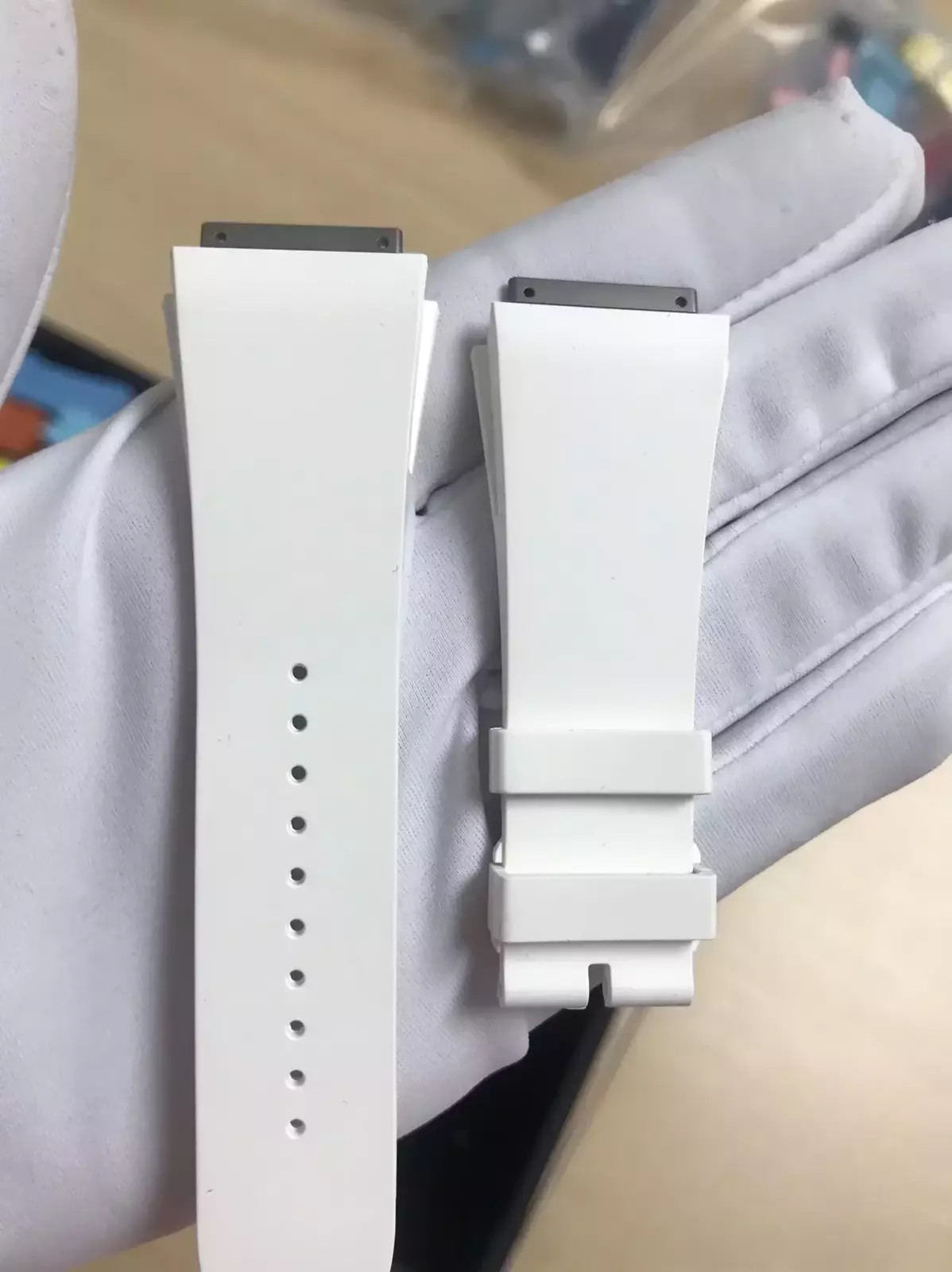 FKM Rubber Watch Band Watch Strap Fits Richard Mille RM023 M Size