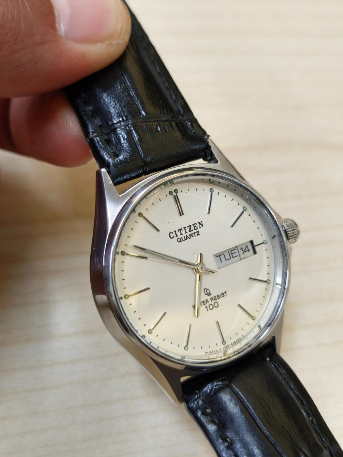 Vintage Citizen Quartz CQ Watch 4-212070 K