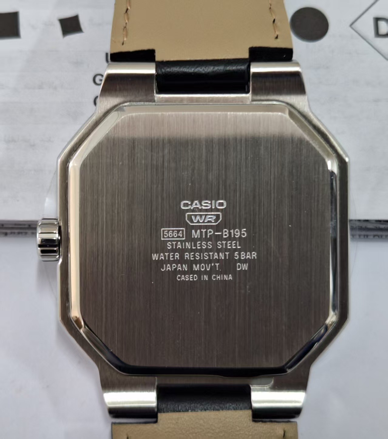 CASIO MTP‑B195 Series MTP-B195L-3AV Green Dial Analog 38 mm New Men’s Watch