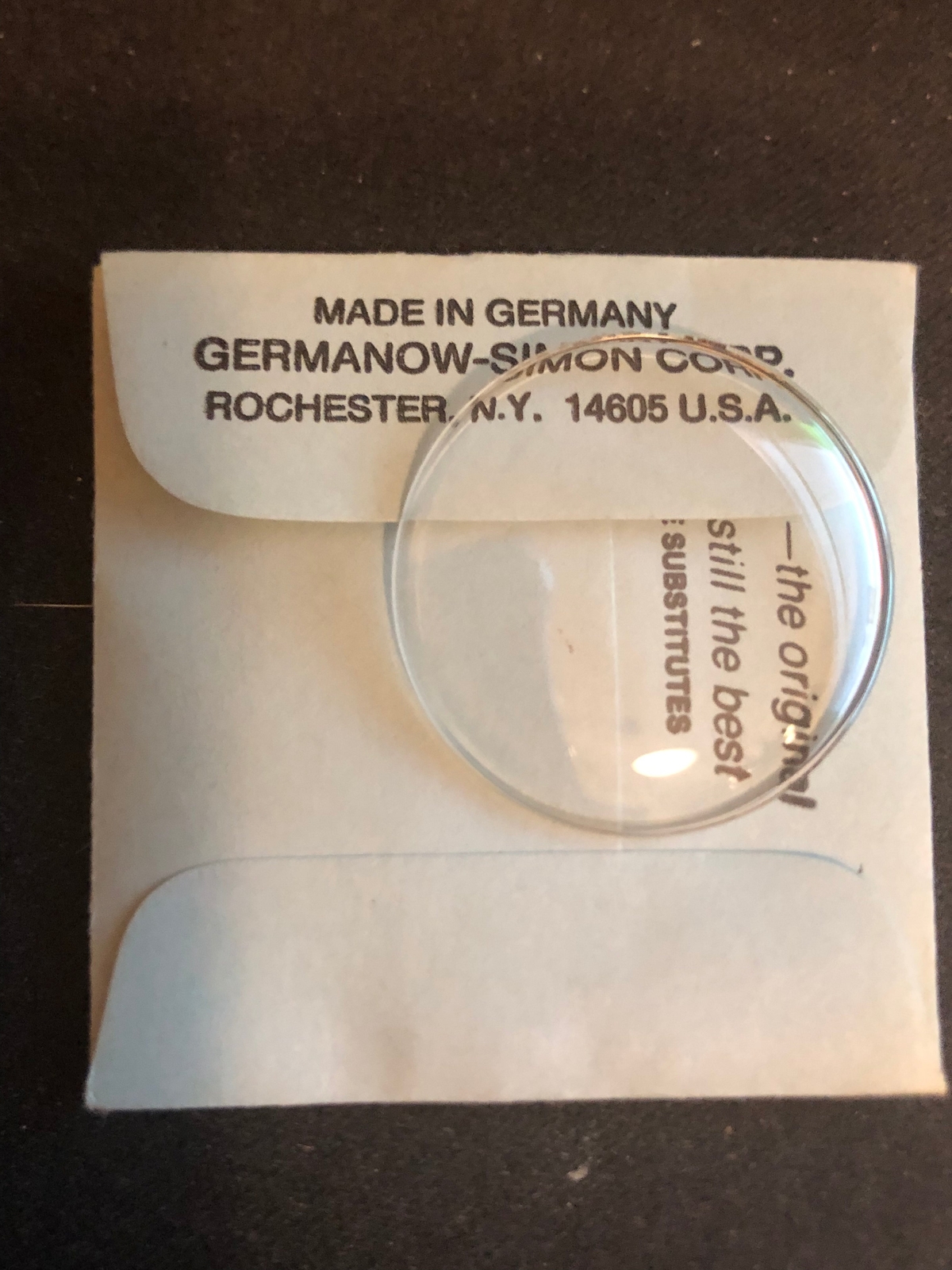 GS PK21¼ Wrist Watch Crystal 26.1mm – New