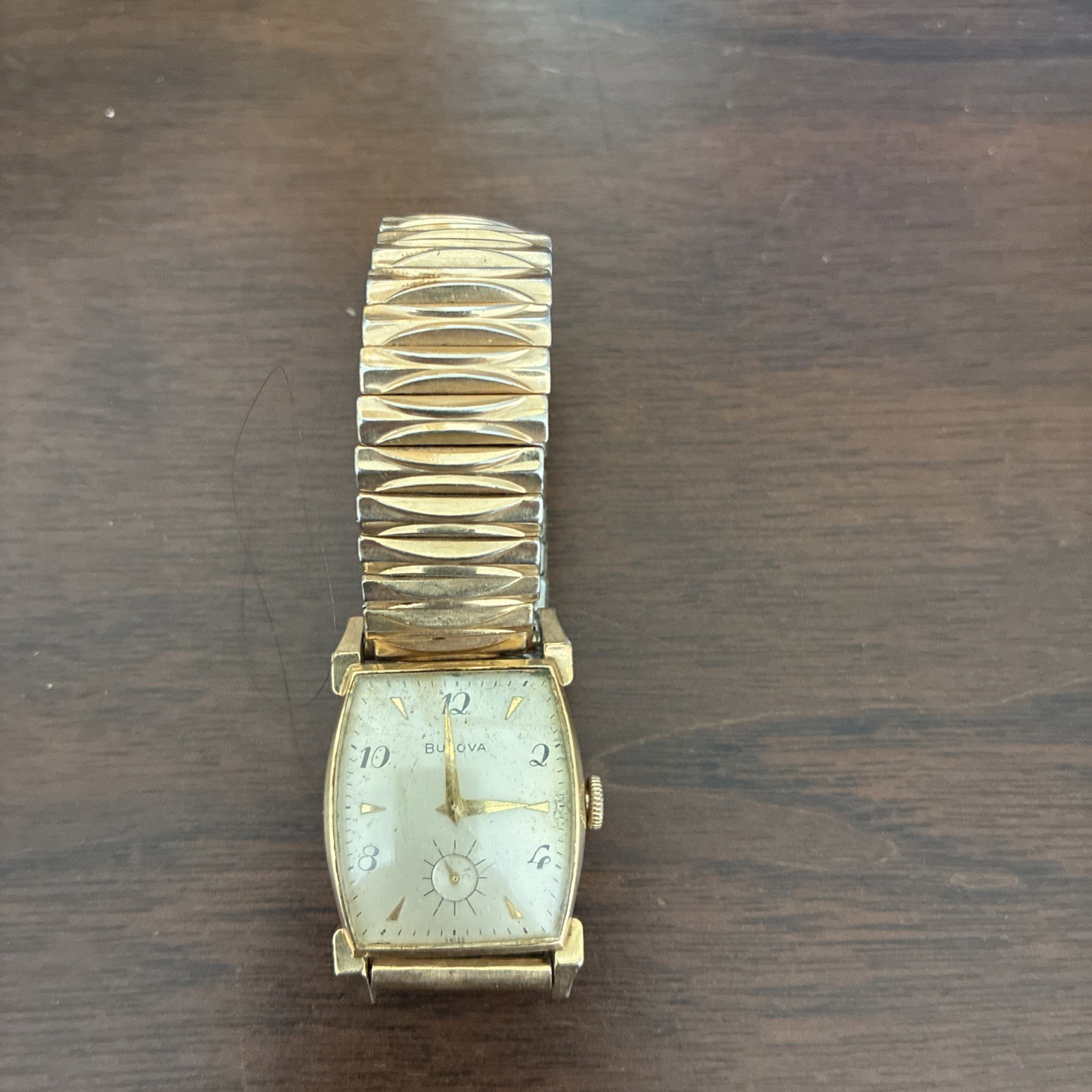 Vintage 1952 Men’s BULOVA Ambassador Gold Tone Mechanical Watch Untested