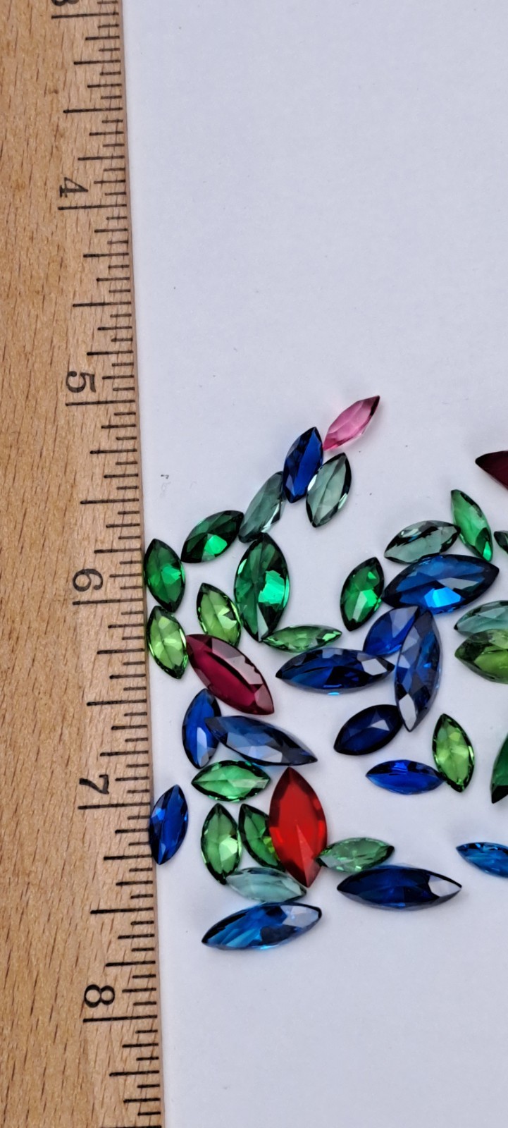 55 Carats Marquise Color Stones Assorted Sizes & Colors