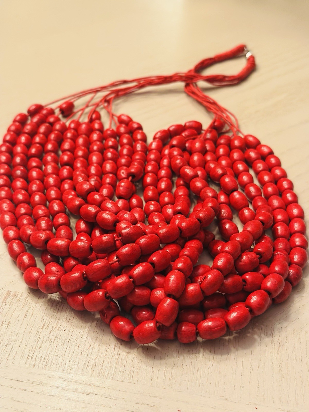 Ukrainian Traditional Wooden Necklace