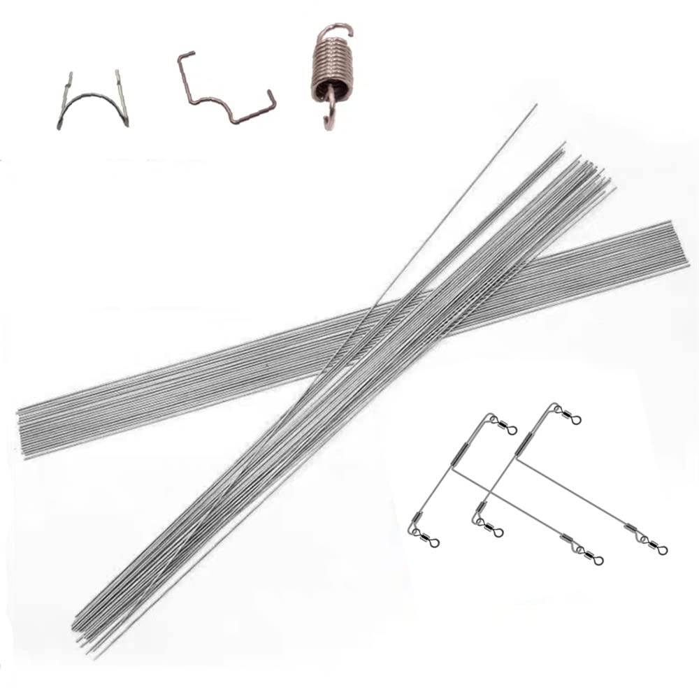 25pcs 40cm 15.7 Stainless Steel Spring Wire Stiff Wire Hard Full Straight 0.23m