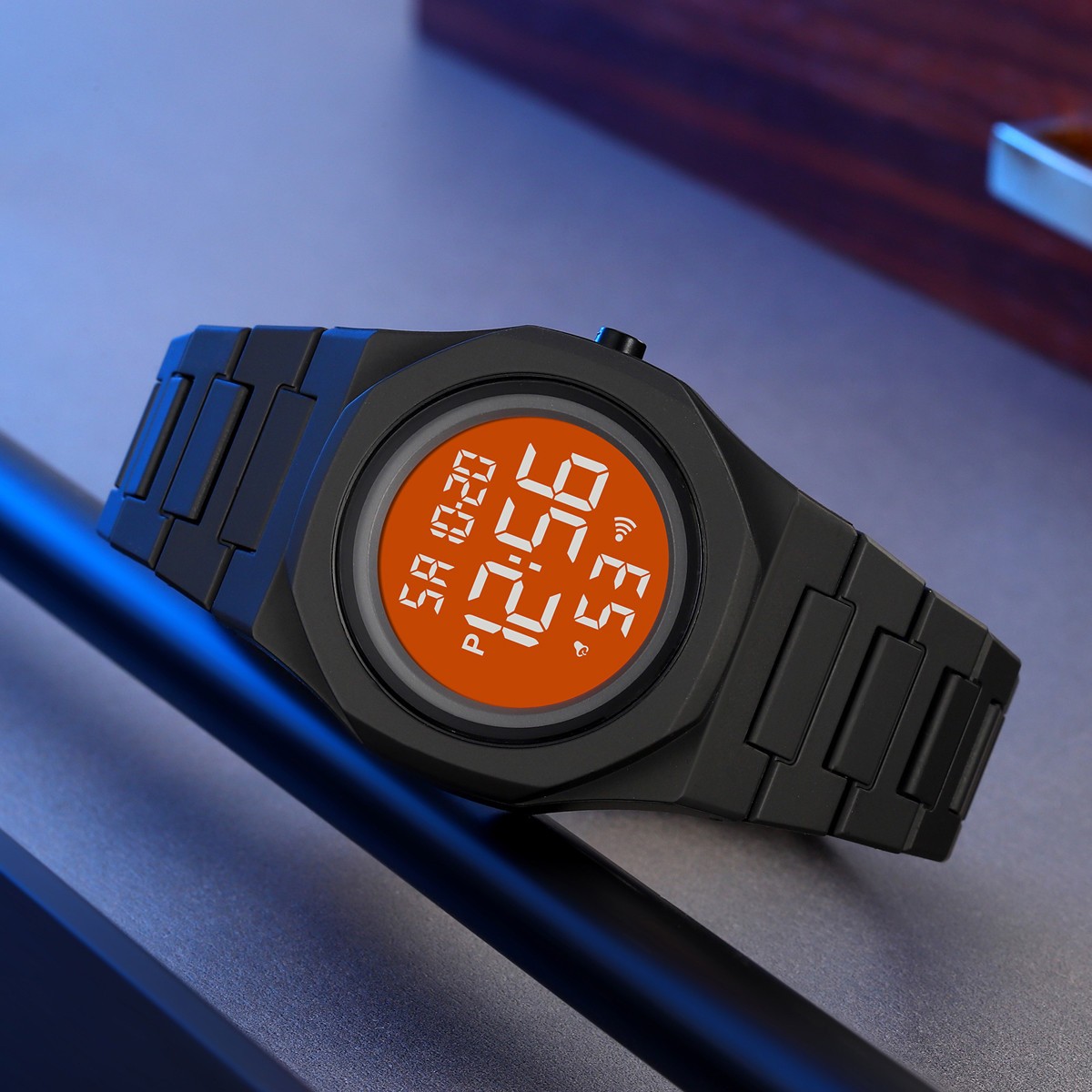 SKMEI Men Digital Watch Countdown Date Sport Wristwatch Boys Military Watches