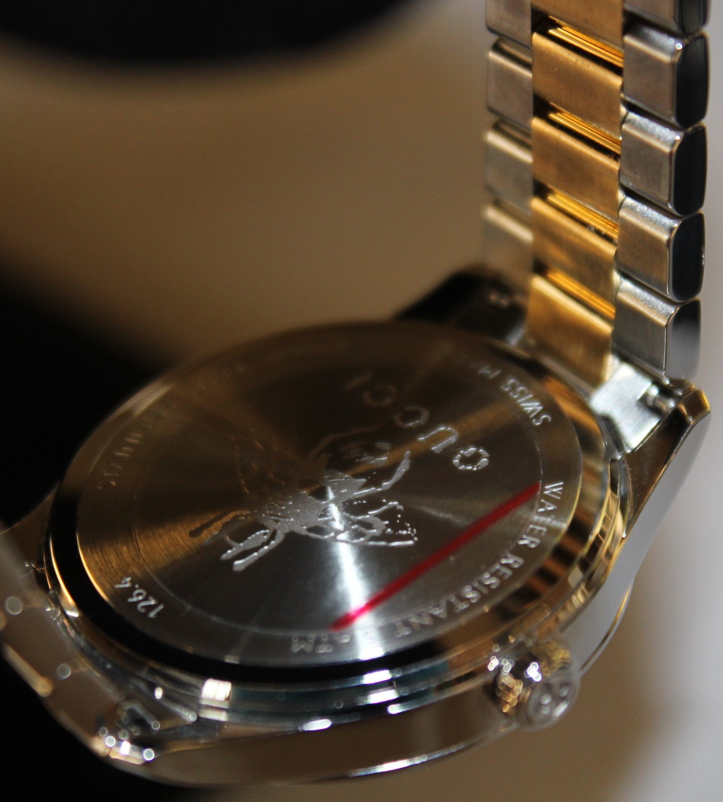Gucci G-Timeless 18K Yellow Gold / SS 32mm Ladies Watch Multi-Bee MSRP: $6450