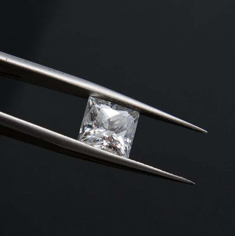 0.50 CT Natural White Diamond Princess Cut VVS1 D Grade IDGL Certified K1