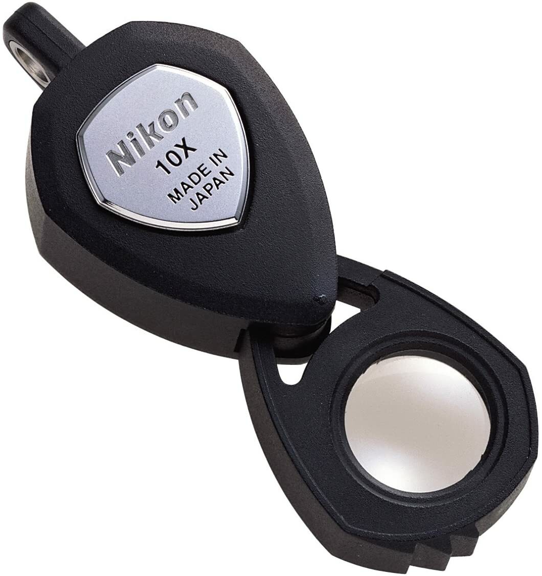 NIKON Loupe Magnifier 10x Jewelry Triplet Loupe new free shipping