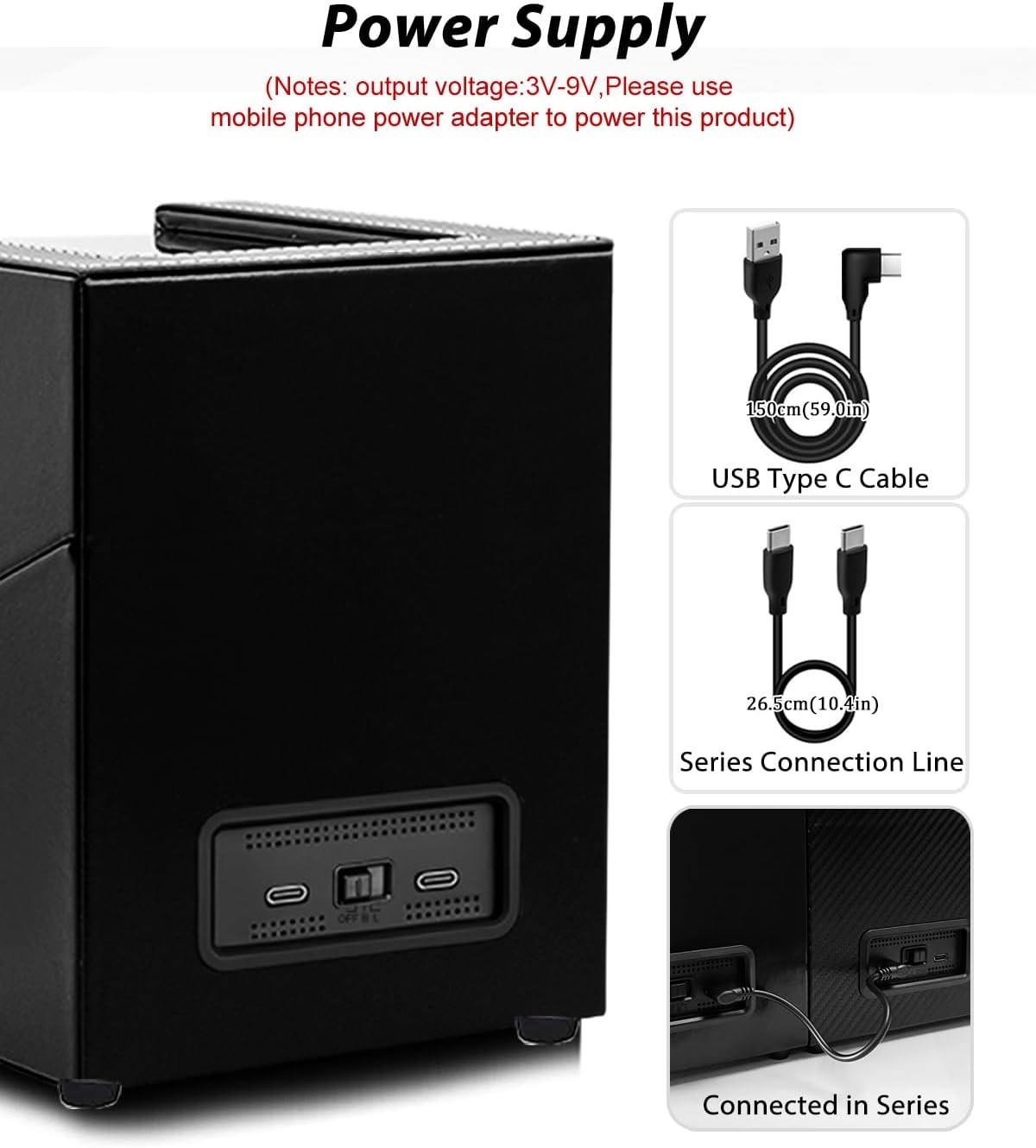 Elegant Double Watch Winder with Soft Lining & USB Power – For Automatic Watches