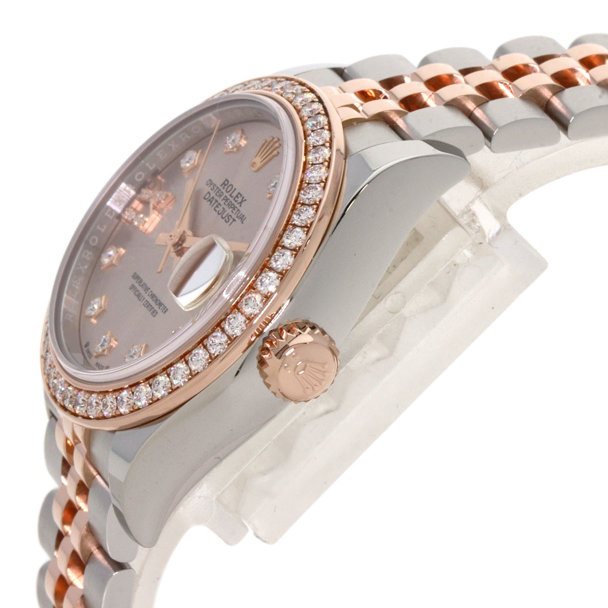 ROLEX Datejust 9P Star Diamond IX Diamond Watches 279381RBR Stainless Steel/…