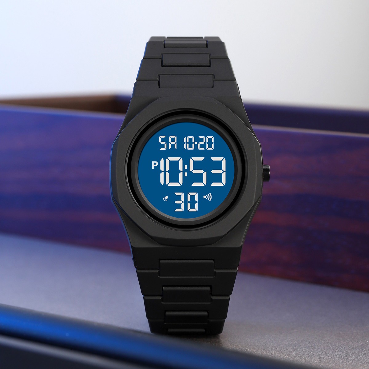 SKMEI Men Digital Watch Countdown Date Sport Wristwatch Boys Military Watches