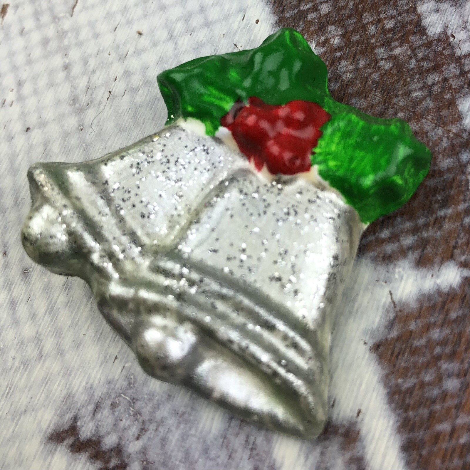 Homemade Mixed Media handmade Winter holiday Christmas pin collection set