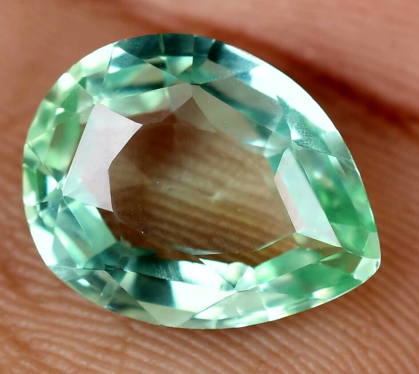 Natural Montana Green Sapphire 11.25 CT Certified Stunning Treated Gemstone