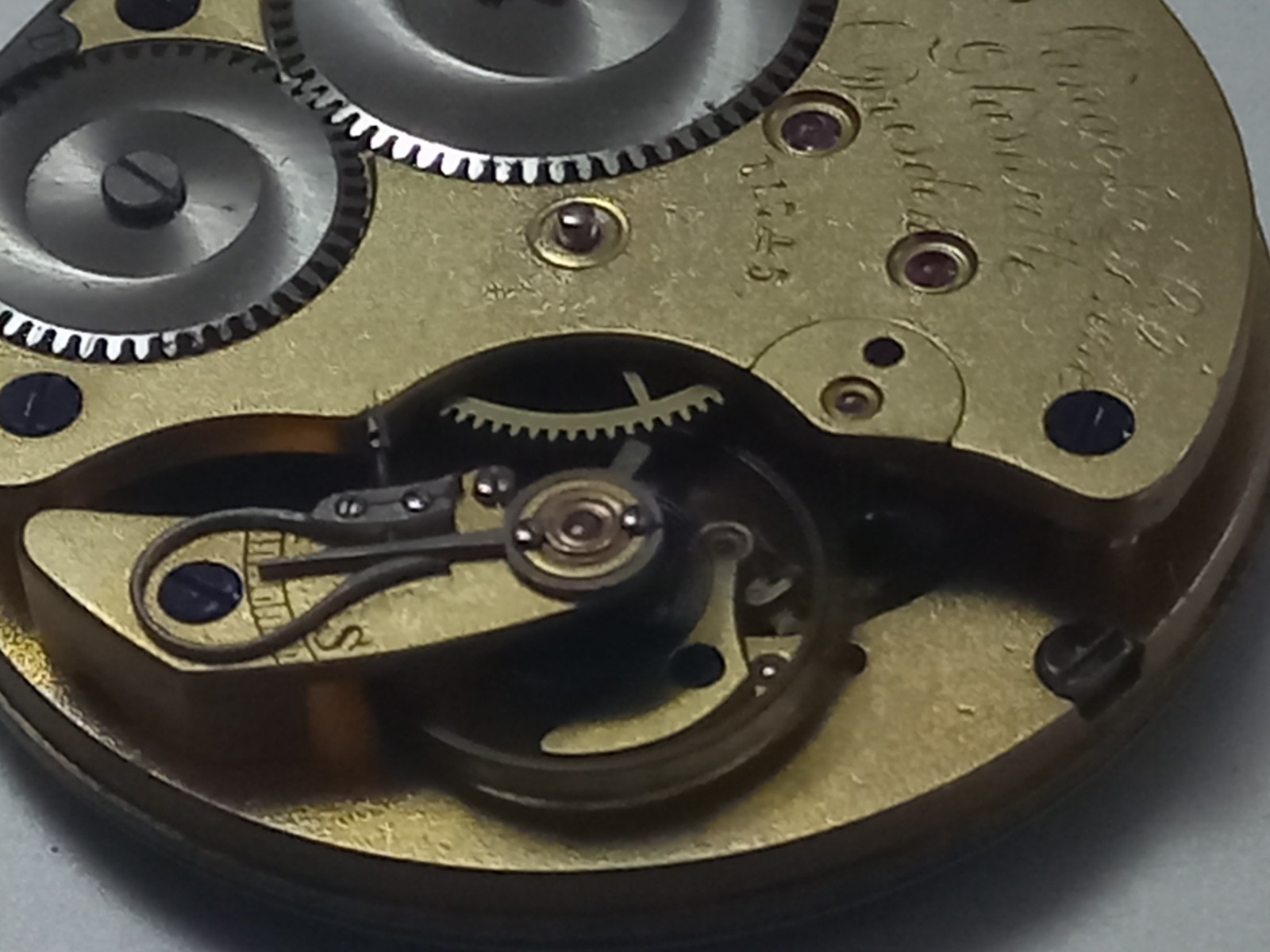 RARE VINTAGE A LANGE SÖHNE GLASHÜTTE POCKET WATCH MOVEMENT