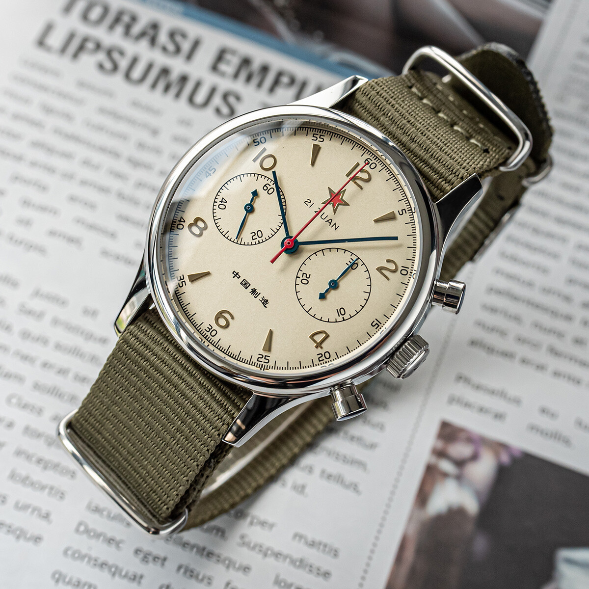 SEAGULL 1963 40mm 2024 Sapphire Upgrade Mechanical Chronograph watch SU1963S40