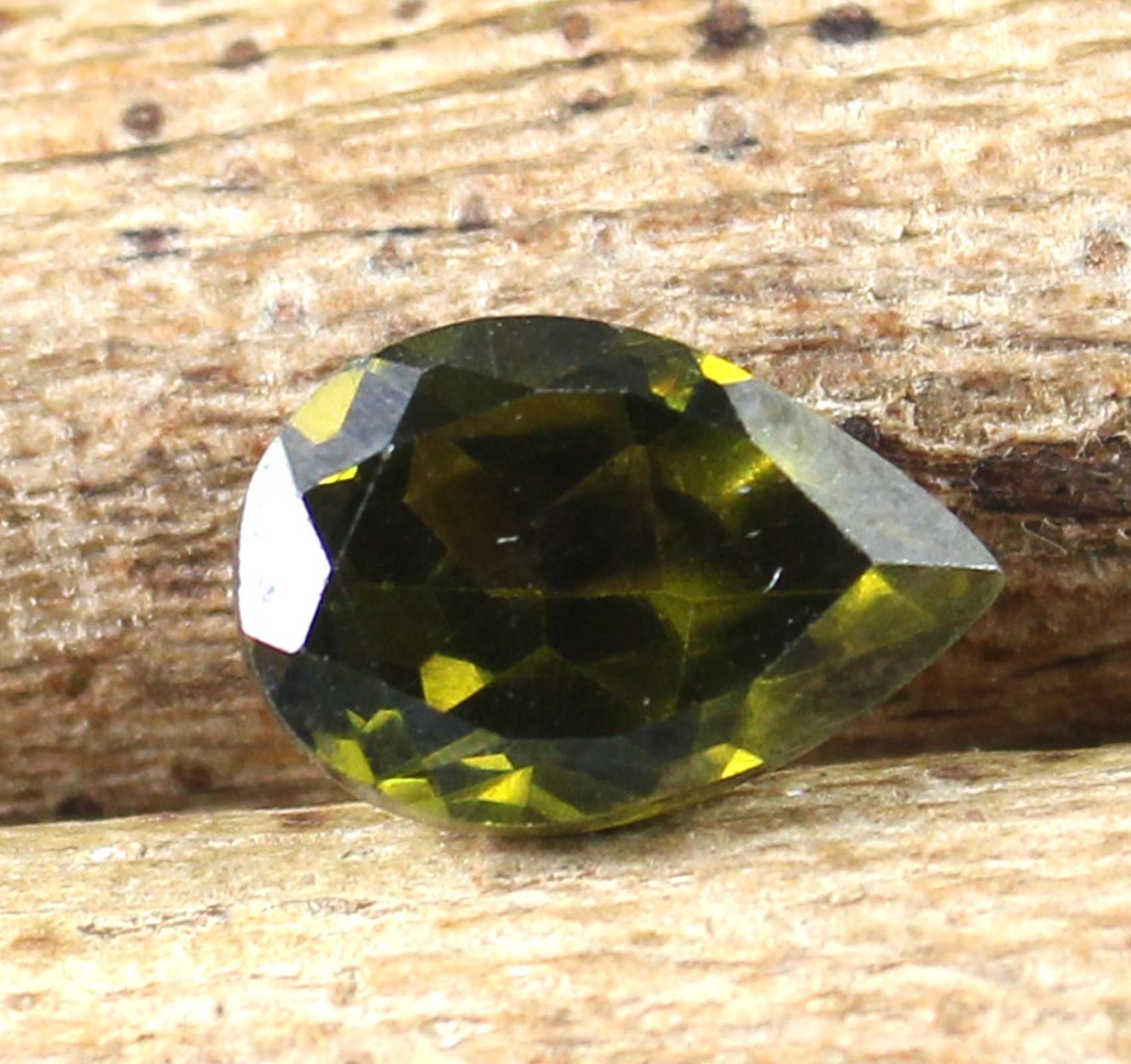 Natural 5.90 Ct Green Tourmaline Pear Gems Certified T28603 Columbus Day Deal