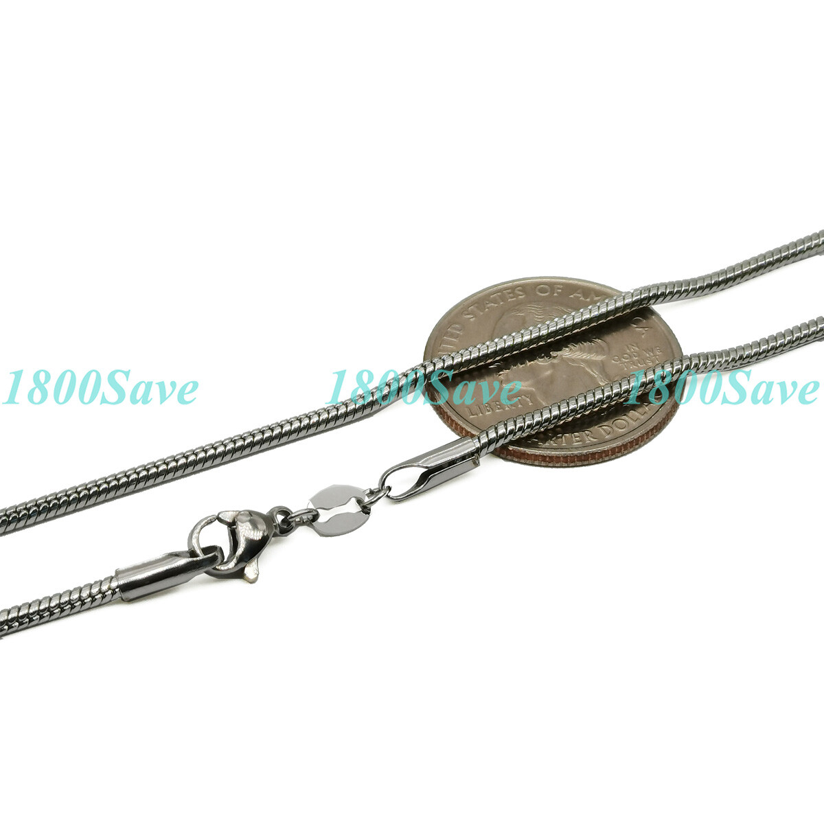 Real 925 Sterling Silver Classic Italian Snake Chain Necklace, Many Length/Width