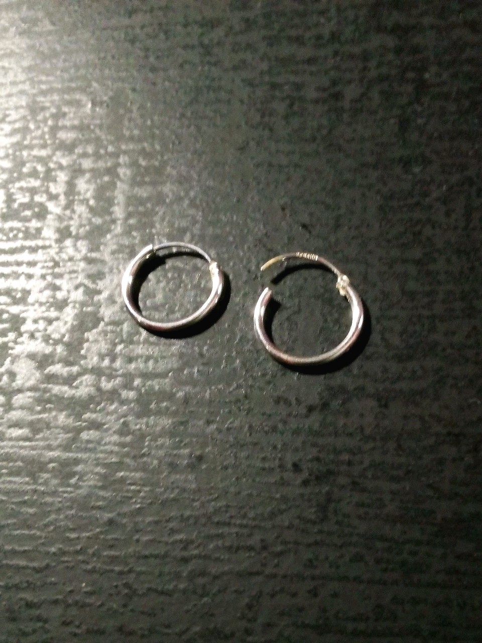 925 Solid Sterling Silver Hoop Earrings -Endless Hoop Earrings 12MM