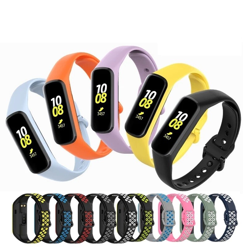 Watch Strap Band For Samsung Galaxy Fit 2 SM-R220 Soft Silicone Sports