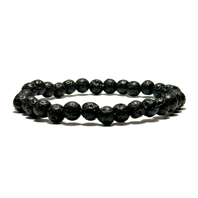 Minimalist 6mm Bead Natural Stone Bracelet Charm Yoga Meditation Buddha Braclet