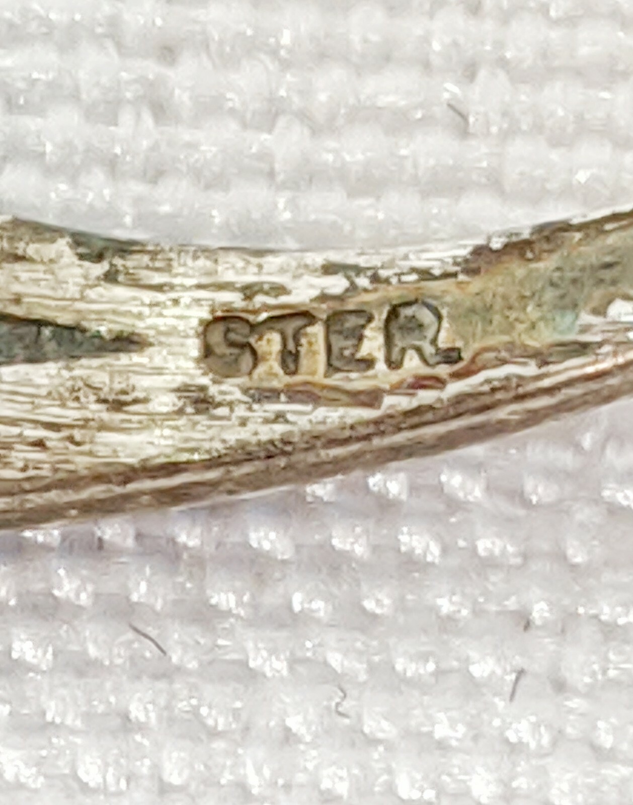 Vntg Sterling Silver Wheeler Manufacturing Apricot Mother of Pearl Ring SZ 5.75