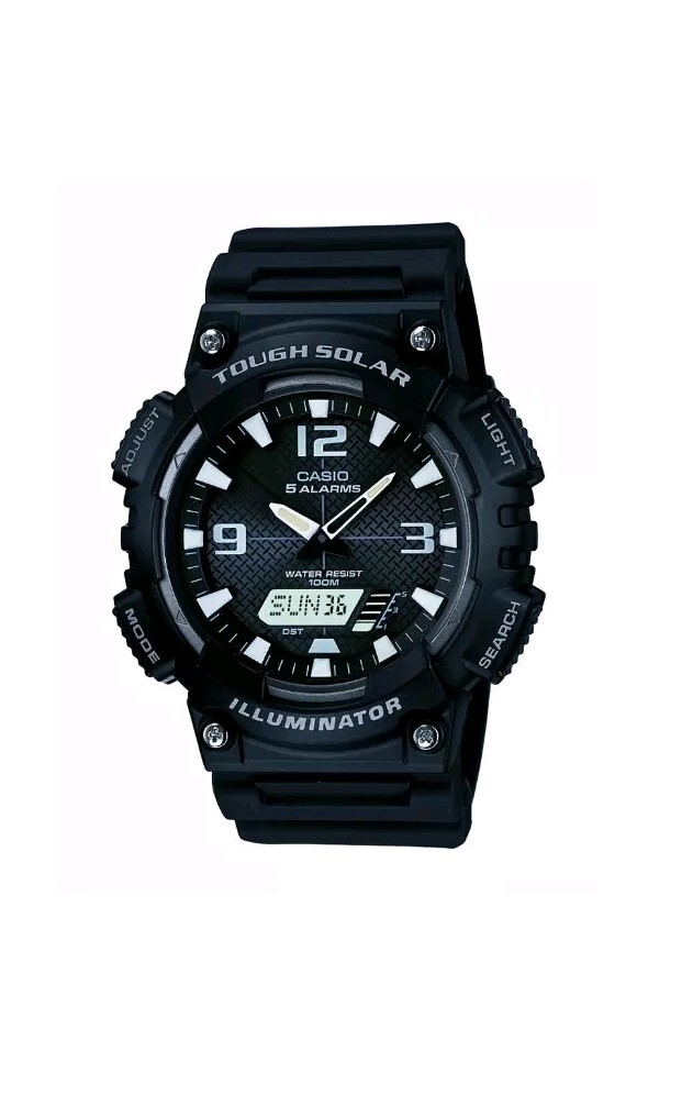 Casio AQ-S810WC-1AV Solar Powered Men’s Wrist Watch