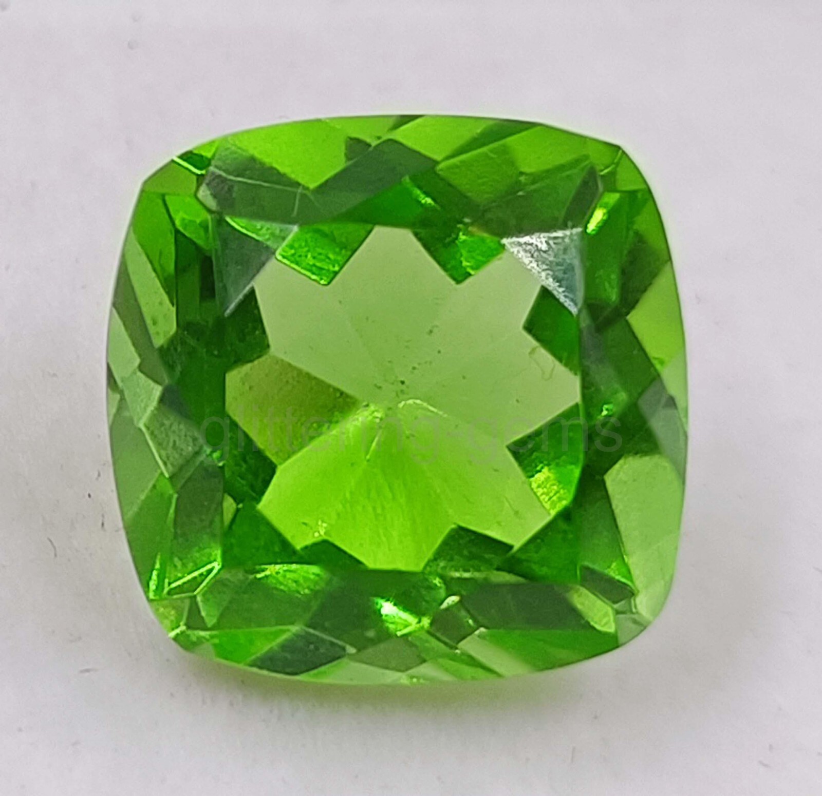11.60 Ct Cushion Cut IGL Certified Zambian Natural Green Emerald Loose Gems 5MST