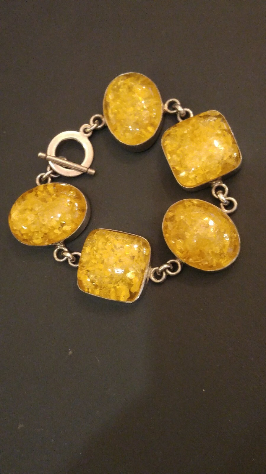 Light Yellow Baltic Amber and SS 3 PC Set