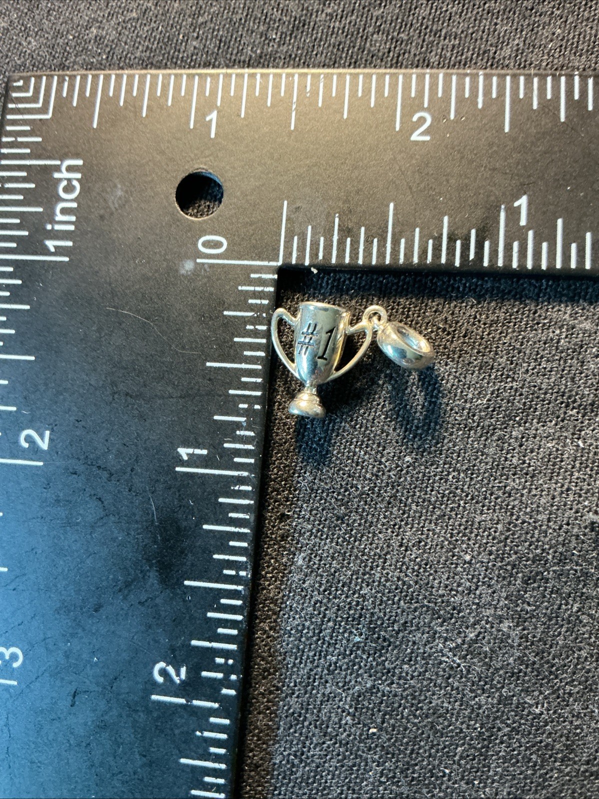 Chamilia Sterling Silver CHAM CN 925 TROPHY ROOM #1 Charm 2010-3372 Lot AP0090