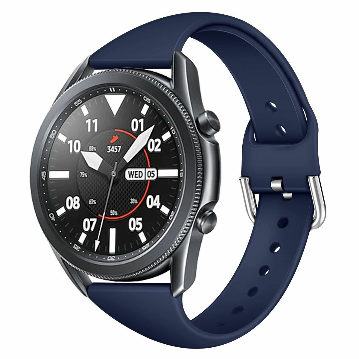 For Samsung Galaxy Watch 3 41mm Active 2 40mm 44mm Silicone 20mm 22mm Band Strap